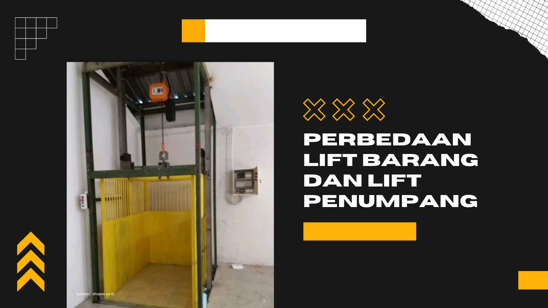 Perbedaan Lift Barang dan Lift Penumpang